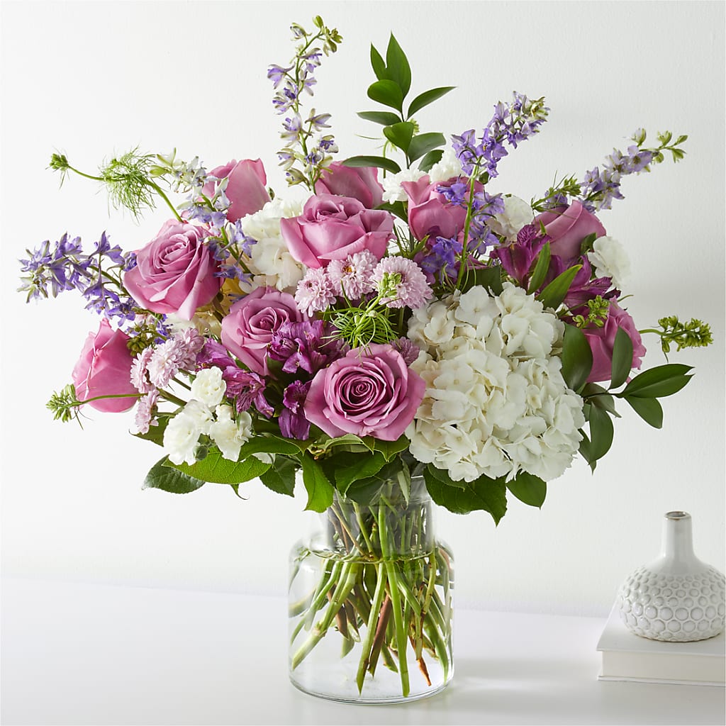 Violet Caress Bouquet – Woodbury Flowers, Woodbury GA