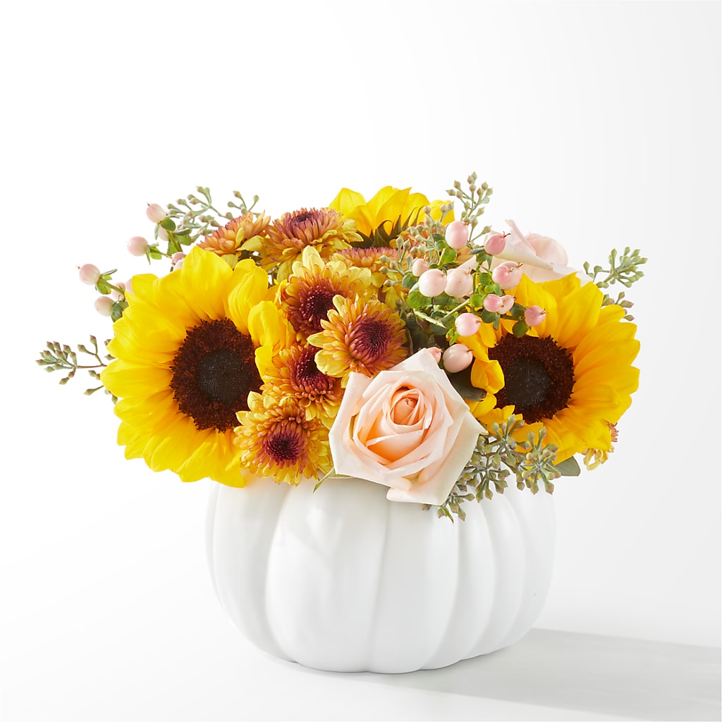 Pumpkin to Talk About Bouquet – Woodbury Flowers, Woodbury GA