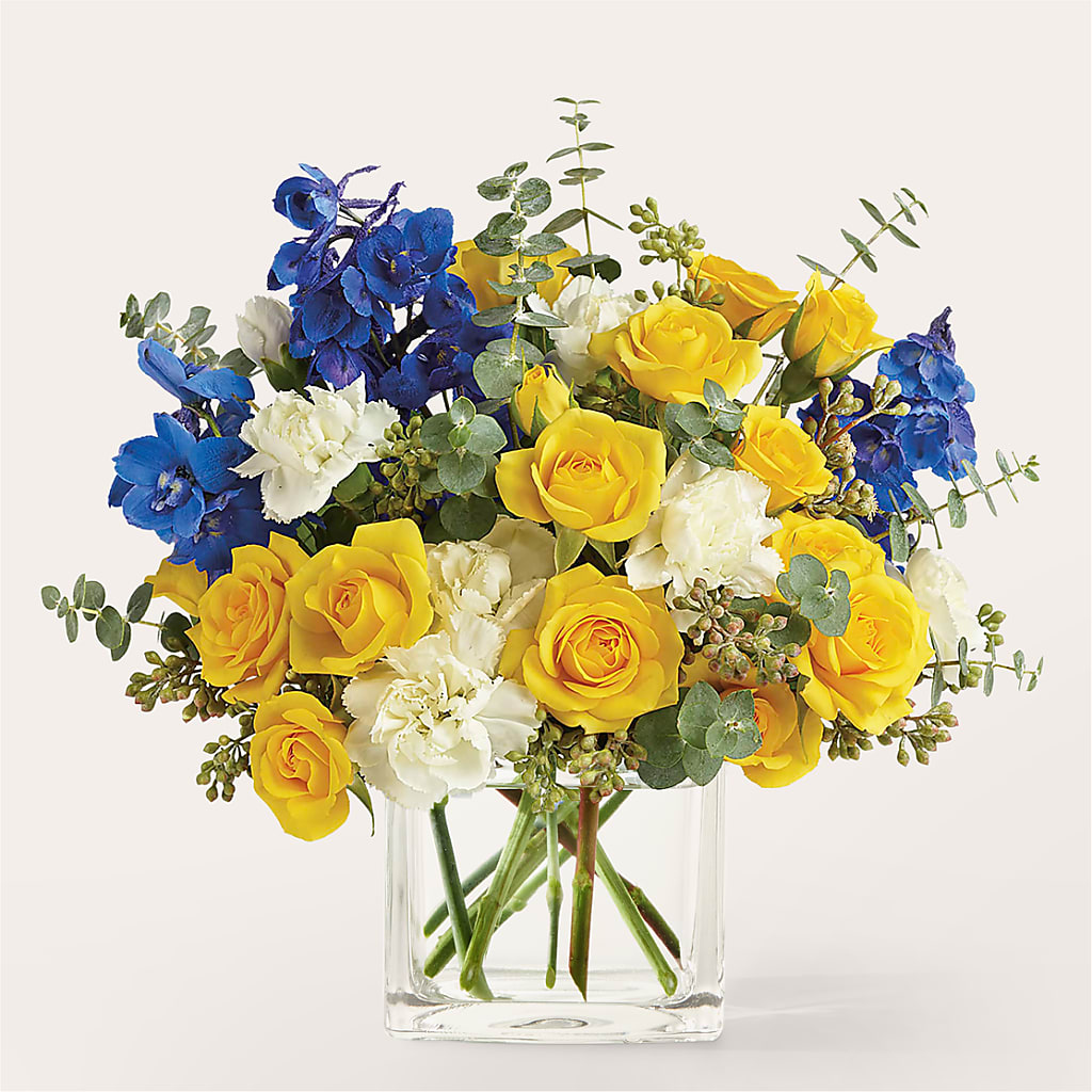Sparkling Citrine Bouquet – Woodbury Flowers, Woodbury GA