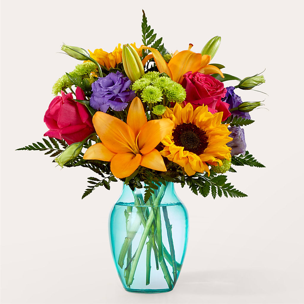Double Rainbow Bouquet – Woodbury Flowers, Woodbury GA
