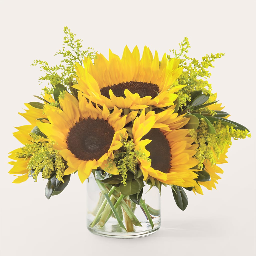 Beaming Sunflower Bouquet – Woodbury Flowers, Woodbury GA