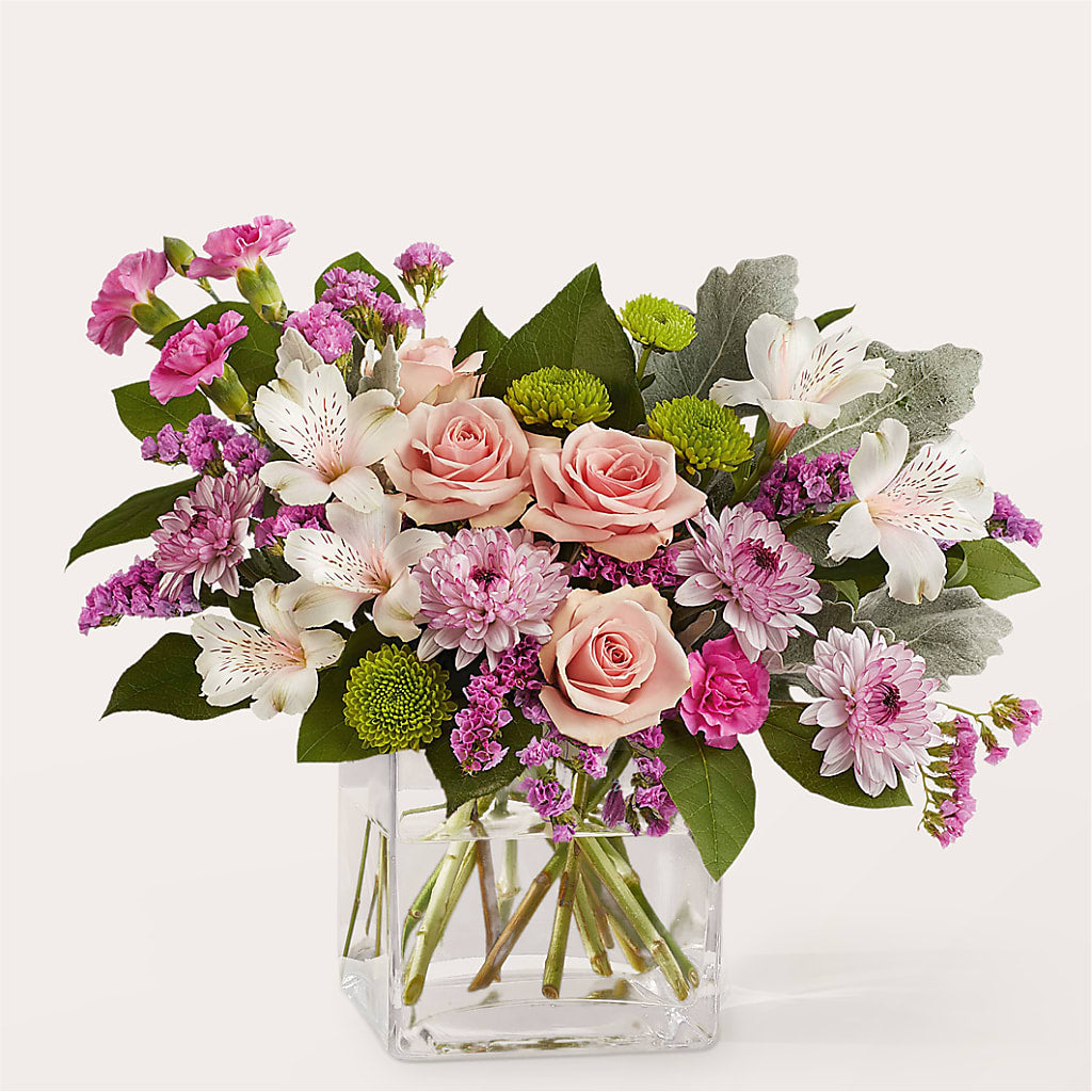 Pink Suede Bouquet – Woodbury Flowers, Woodbury GA