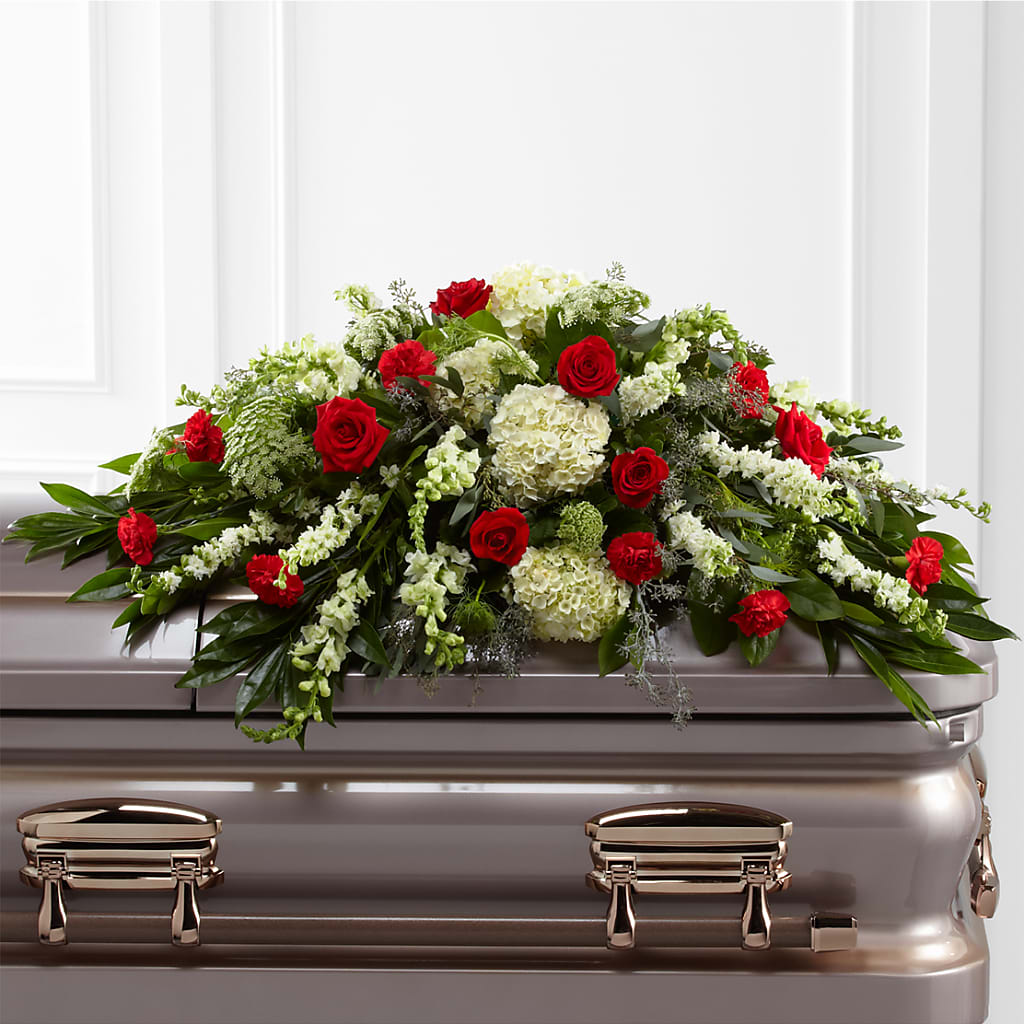Sincerity Casket Spray – Woodbury Flowers, Woodbury GA