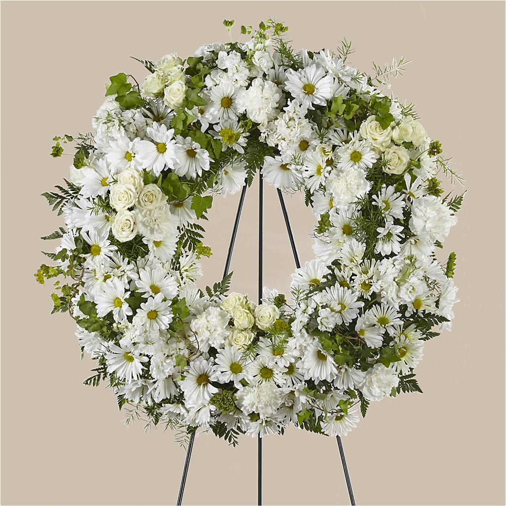 Faithful Wishes Wreath – Woodbury Flowers, Woodbury GA
