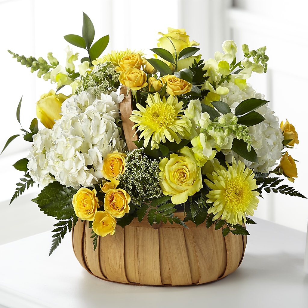 Rustic Remembrance Basket – Woodbury Flowers, Woodbury GA