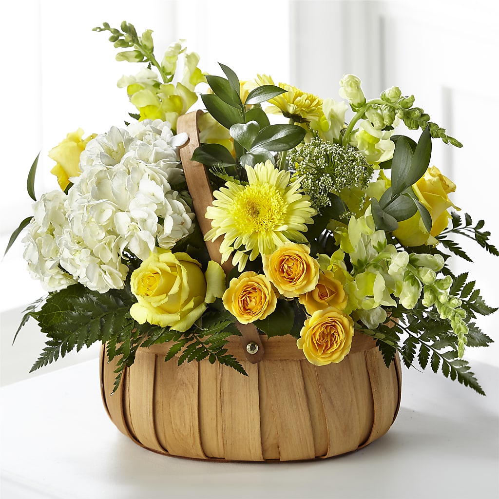 Rustic Remembrance Basket – Woodbury Flowers, Woodbury GA
