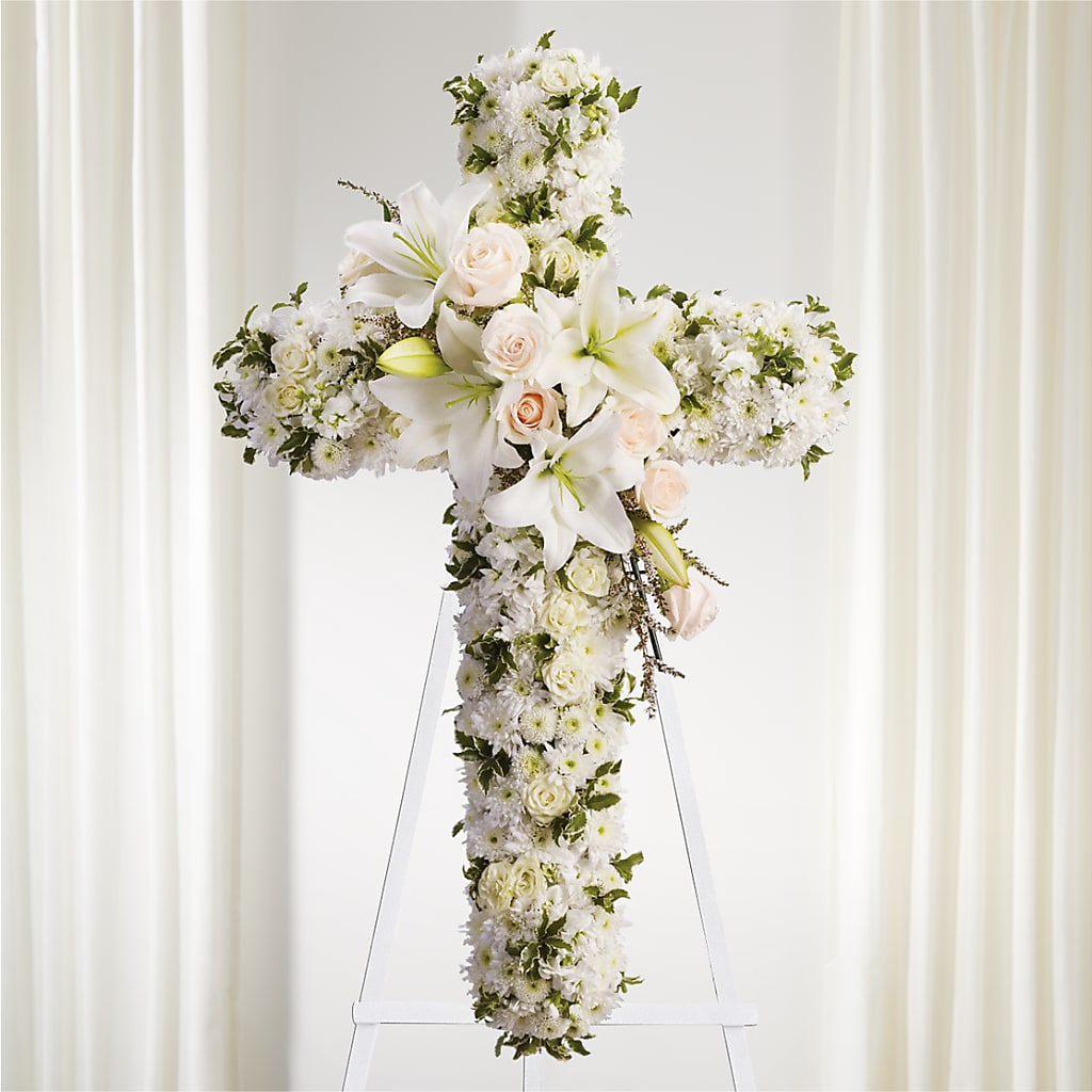 Spiritual Guidance Standing Spray – Woodbury Flowers, Woodbury GA