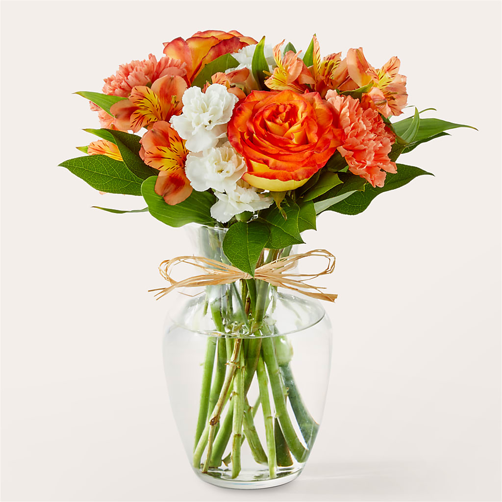 Apricot Glow Bouquet – Woodbury Flowers, Woodbury GA