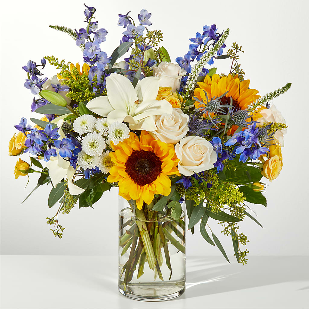 Wonderfully Sunny Bouquet – Woodbury Flowers, Woodbury GA
