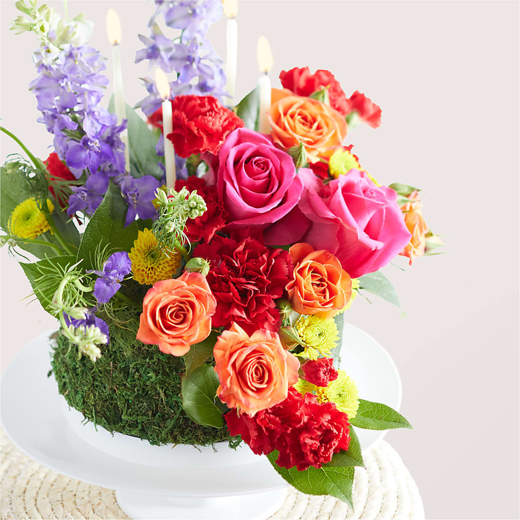 Best Year Yet Floral Cake – Woodbury Flowers, Woodbury GA