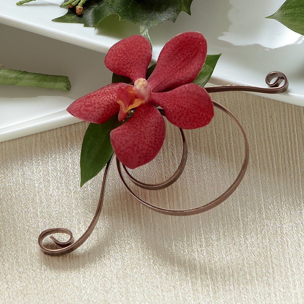 Red Mokara Boutonniere – Woodbury Flowers, Woodbury GA