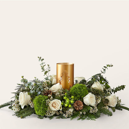 Chestnuts Roasting Centerpiece –  Woodbury Flowers, Woodbury GA