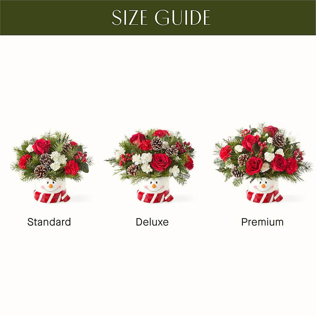 Jolly Snowman Bouquet –  Woodbury Flowers, Woodbury GA