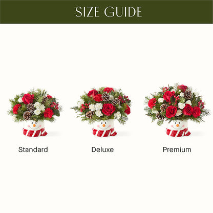 Jolly Snowman Bouquet –  Woodbury Flowers, Woodbury GA