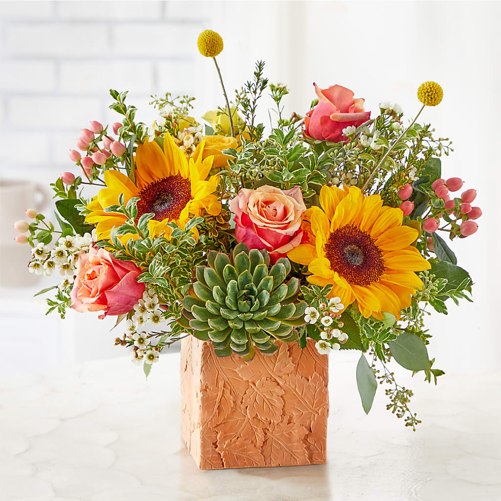 Sunflower Season Bouquet –  Woodbury Flowers, Woodbury GA