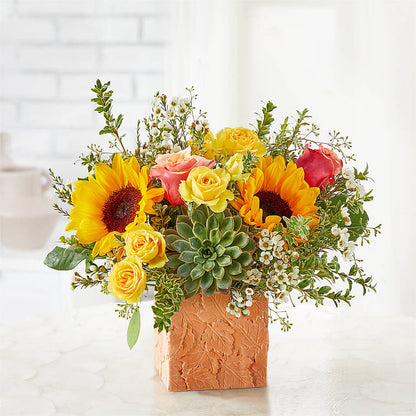 Sunflower Season Bouquet –  Woodbury Flowers, Woodbury GA