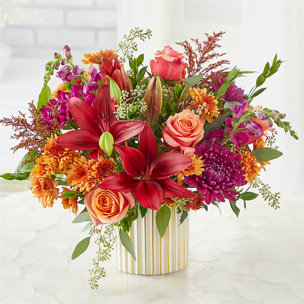 Burgundy Landscape Bouquet –  Woodbury Flowers, Woodbury GA