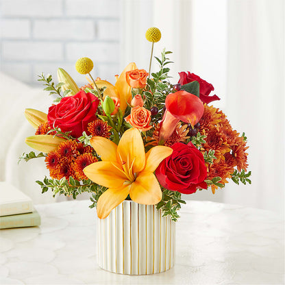 Scarlet Skies Bouquet –  Woodbury Flowers, Woodbury GA
