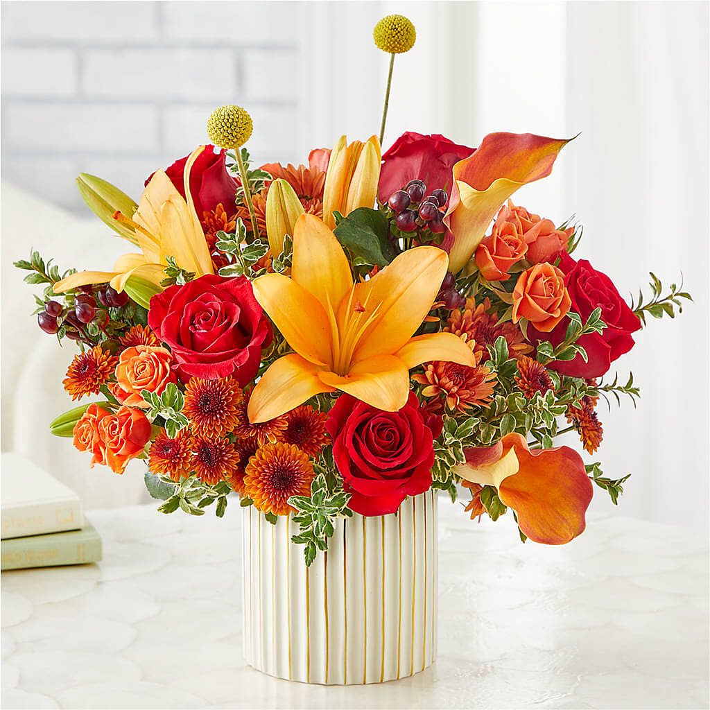 Scarlet Skies Bouquet –  Woodbury Flowers, Woodbury GA