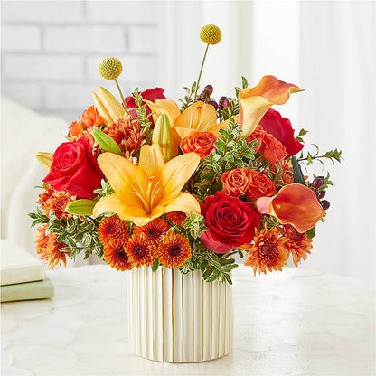Scarlet Skies Bouquet –  Woodbury Flowers, Woodbury GA