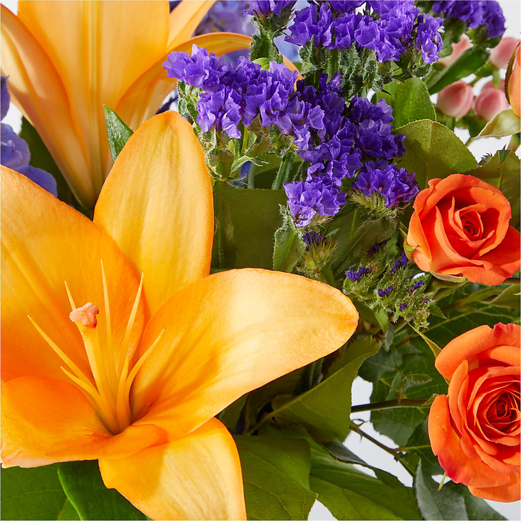 Radiant Citrus Bouquet –  Woodbury Flowers, Woodbury GA