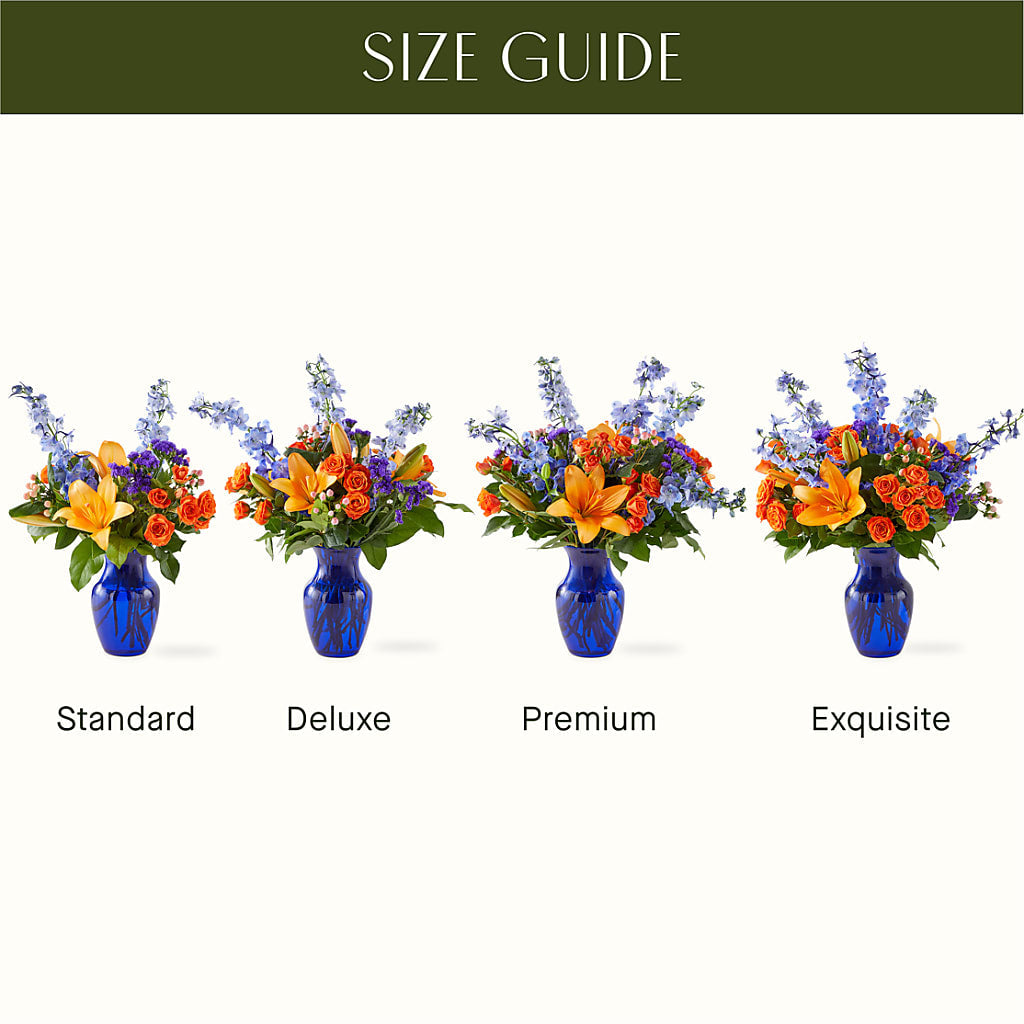 Radiant Citrus Bouquet –  Woodbury Flowers, Woodbury GA