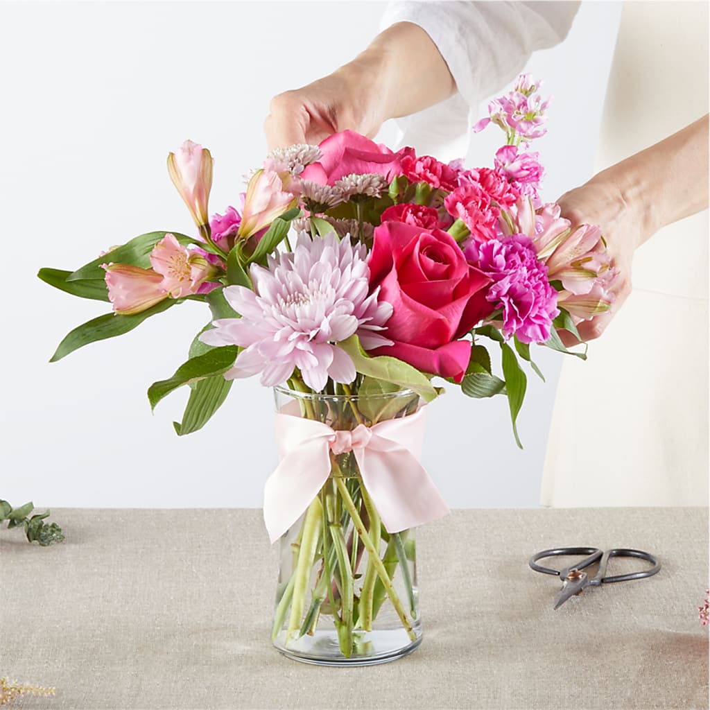 Pink Ribbon - A Florist Original –  Woodbury Flowers, Woodbury GA