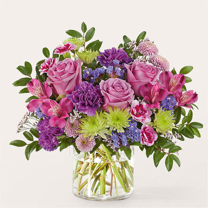Glass Half Full Bouquet –  Woodbury Flowers, Woodbury GA