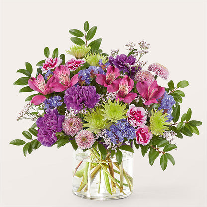 Glass Half Full Bouquet –  Woodbury Flowers, Woodbury GA