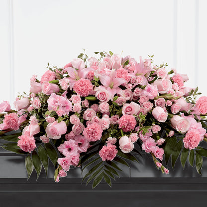 Garden of Comfort Casket Spray (Standard) –  Woodbury Flowers, Woodbury GA