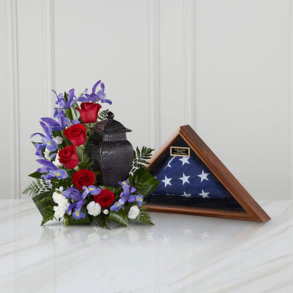 Patriotic Tribute Arrangement –  Woodbury Flowers, Woodbury GA