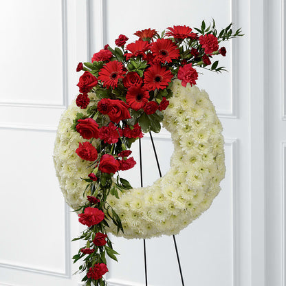 Graceful Tribute Wreath –  Woodbury Flowers, Woodbury GA