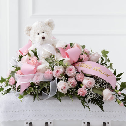 Touch of Sympathy Casket Spray –  Woodbury Flowers, Woodbury GA