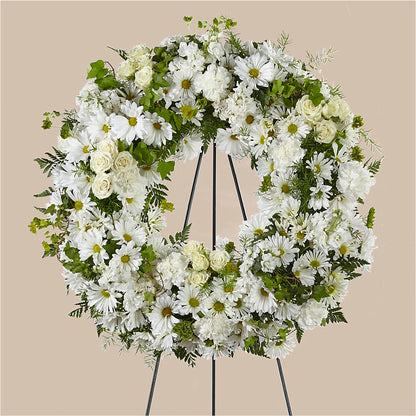 Faithful Wishes Wreath –  Woodbury Flowers, Woodbury GA