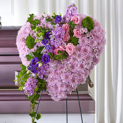 Treasured Love Standing Heart –  Woodbury Flowers, Woodbury GA