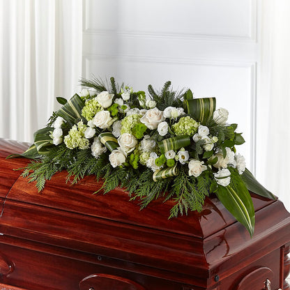 Hopeful Gesture Casket Spray –  Woodbury Flowers, Woodbury GA