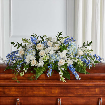 Timeless Essence Casket Spray –  Woodbury Flowers, Woodbury GA