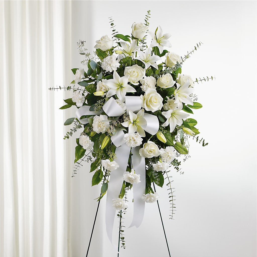 With Care Standing Spray –  Woodbury Flowers, Woodbury GA
