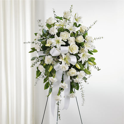 With Care Standing Spray –  Woodbury Flowers, Woodbury GA