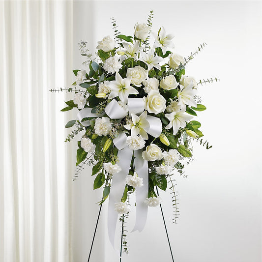 With Care Standing Spray –  Woodbury Flowers, Woodbury GA