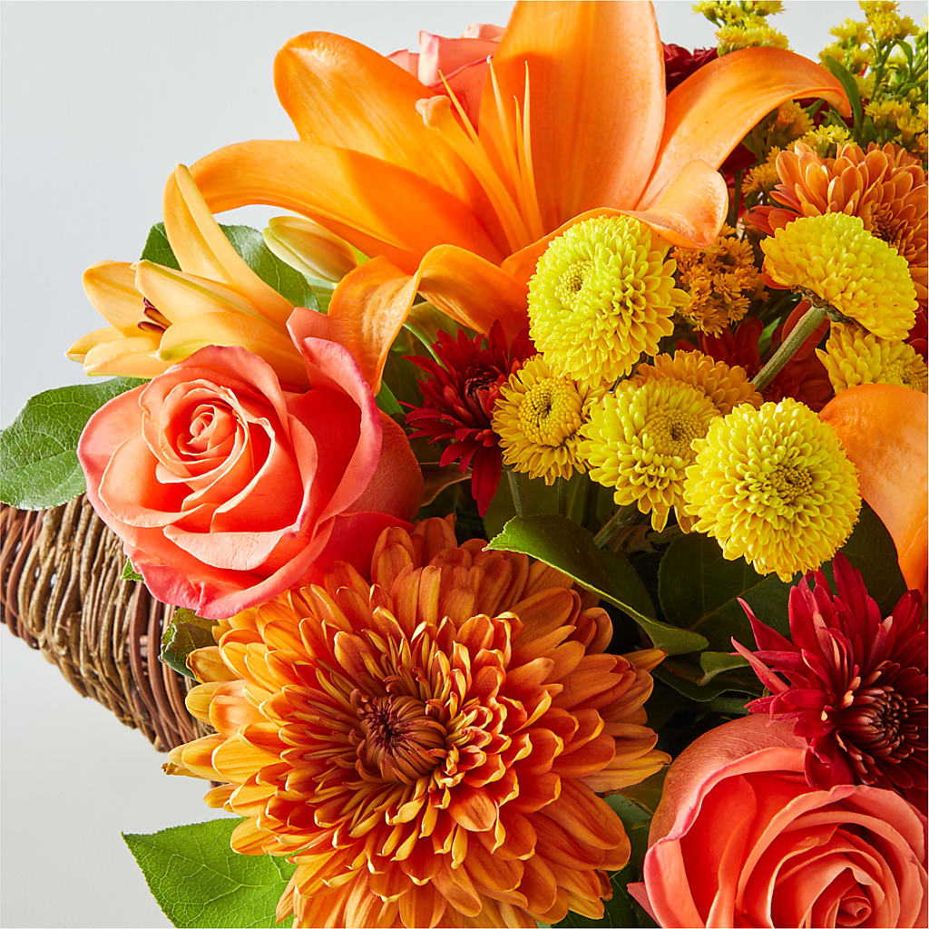 Bouquet of Blessings Cornucopia –  Woodbury Flowers, Woodbury GA