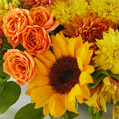 Autumn Harmony Centerpiece –  Woodbury Flowers, Woodbury GA