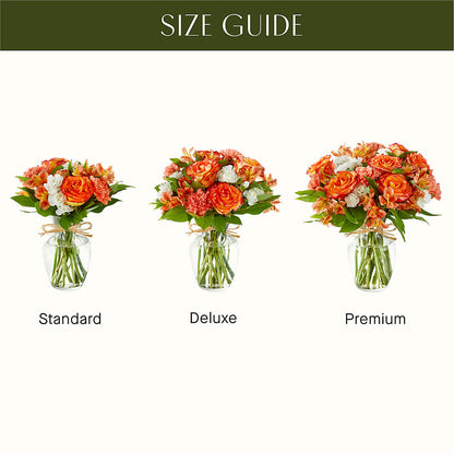 Apricot Glow Bouquet –  Woodbury Flowers, Woodbury GA