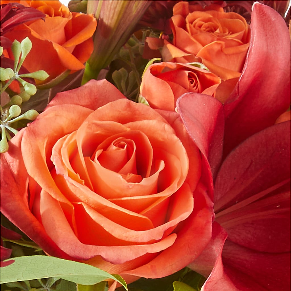 Crimson Leaves Bouquet –  Woodbury Flowers, Woodbury GA