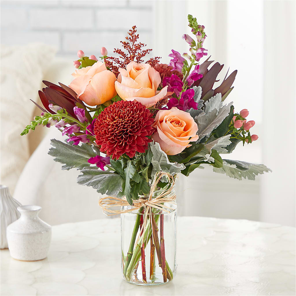 Moody Hues Bouquet –  Woodbury Flowers, Woodbury GA