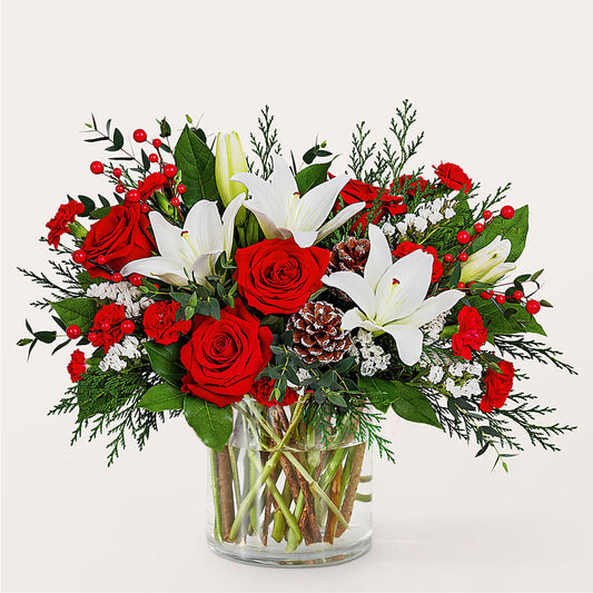 Best in Snow Bouquet –  Woodbury Flowers, Woodbury GA
