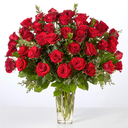 Forever Yours Fifty Stem Red Rose Bouquet –  Woodbury Flowers, Woodbury GA