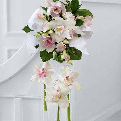Perfect Entrance Pew Arrangement –  Woodbury Flowers, Woodbury GA