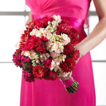 Pink Effervescence Bouquet –  Woodbury Flowers, Woodbury GA