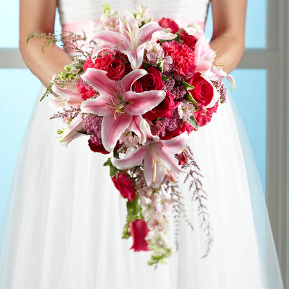 Lily & Rose Bouquet –  Woodbury Flowers, Woodbury GA